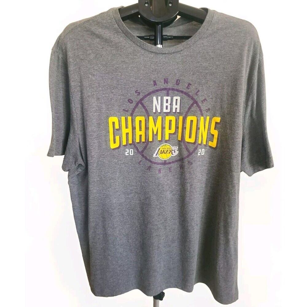 Men's Lakers NBA Champions Shirt 2020 2XL Officially License